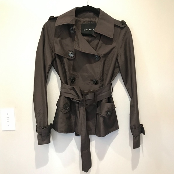 Zara Jackets & Blazers - Zara Basic Belted Trench Coat-Small